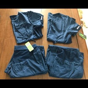 Maternity navy scrubs